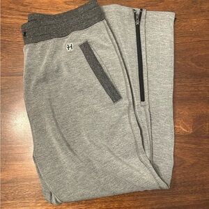 HOMAGE Gray Sweatpants with Dark Gray Accents